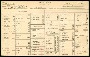 WPA household census for 2746 EAST FIFTH STREET, Los Angeles