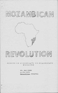 Mozambican revolution, no. 1 (1963 Dec.) (copy 2)