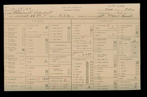 WPA household census for 672 W 11TH STREET, Los Angeles County