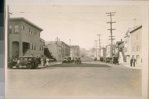 West on Anza St. from 22nd Ave. Dec. 1927
