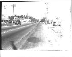 Redwood Highway through Cotati, California, 1946
