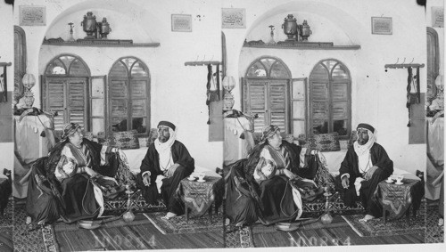 Madam Von Filkelstein and Sheikh Rachid. Palestine