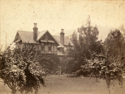 George E. Butler Estate, "Brighthurst," Kentfield, California, circa 1890 [photograph]