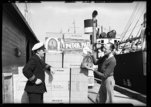Shipment to London via S. S. Gracia, Jackson Bell Radio, Southern California, 1931