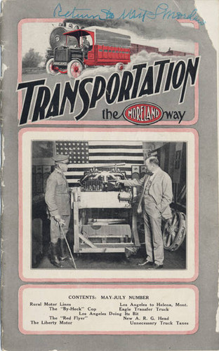 Transportation the Moreland Way, 1918