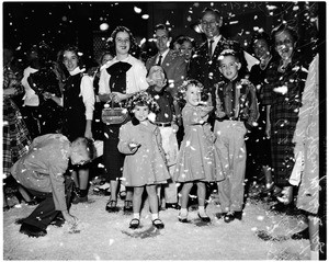 Snow at City Hall, 1958