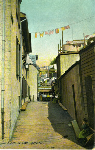 Postcard, Sous Le Cap, Québec