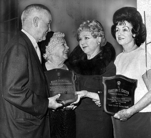 Beverly Hills anniversary plaques awarded