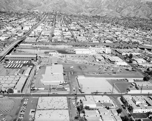 1960s - Aerial View of Public Works Yard