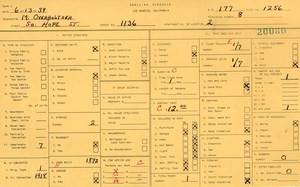 WPA household census for 1136 S HOPE, Los Angeles