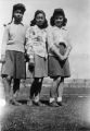 [Three Girls at Manzanar Children's Village]