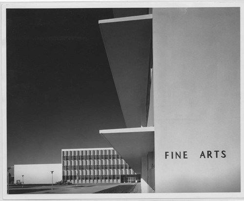 Fine Arts building at San Fernando Valley State College--view facing west