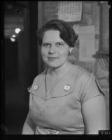 Los Angeles Times editor Stella Brockway, Los Angeles, 1934