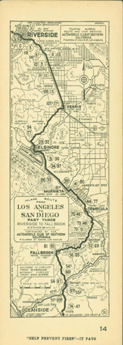 Strip Map: Los Angeles to San Diego
