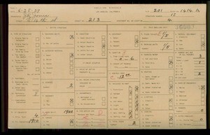 WPA household census for 213 E 14TH ST, Los Angeles