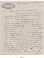 Letter from Ed. Bayer jr to Vahdah Olcott-Bickford, January 24, 1922