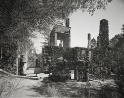 Ruins of Wolf House, Glen Ellen, California, about 1972
