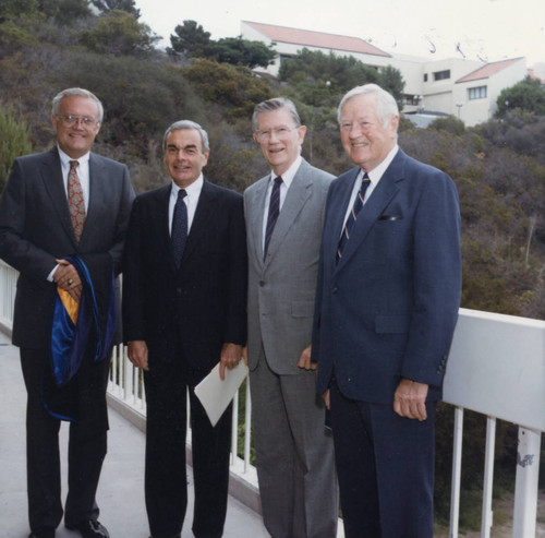 Russsell Ray, Robert Hood and Chancellor Runnels and Ross Blakely