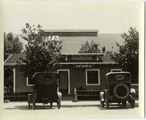 G. W. Hume Company in Turlock, California, circa 1930