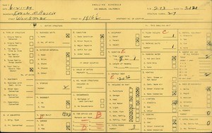 WPA household census for 1816 1/2 WORKMAN, Los Angeles