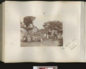 Marketplace, Khandel, India, ca.1901