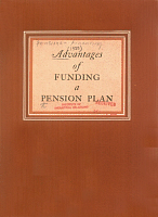 Advantages of Funding a Pension Plan. Old Colony Trust Company, 1950