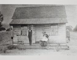 Geils house with George Geils and wife Minnie Druckhammer Geils, Chileno Valley, Petaluma, California