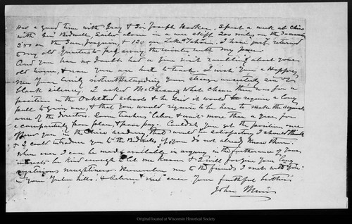 Letter from John Muir to Emily [O. Pelton], 1877 Dec 30