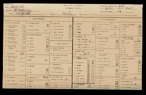 WPA household census for 702 W 41ST, Los Angeles County
