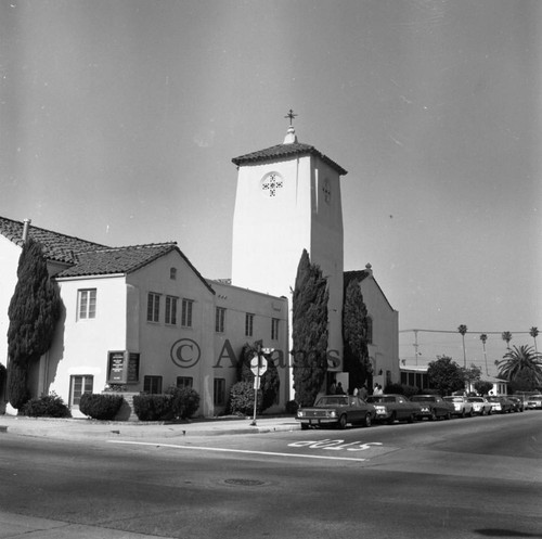 Church exterior, Los Angeles, 1982
