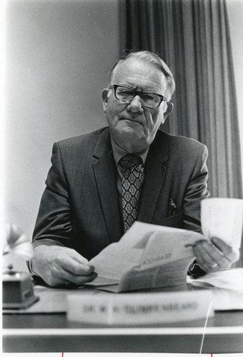 Education professor William Clinkenbeard, circa 1977