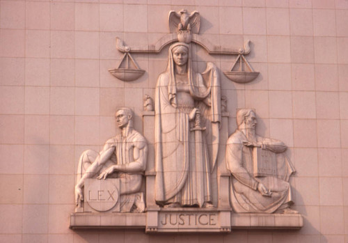 Los Angeles County Superior Court bas-relief