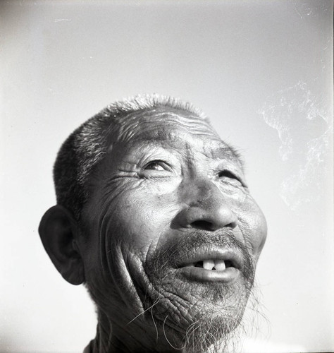 Close up portrait of an older man