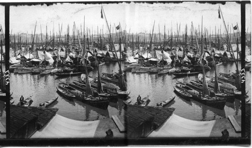 Boats in the Inner Harbor, Constantinople