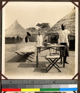 Father Sirlinger's equipment for traveling, Nigeria, 1923