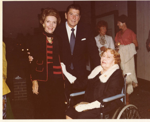 Nancy Reagan, Ronald Reagan, and Blanche Seaver, ca. 1979