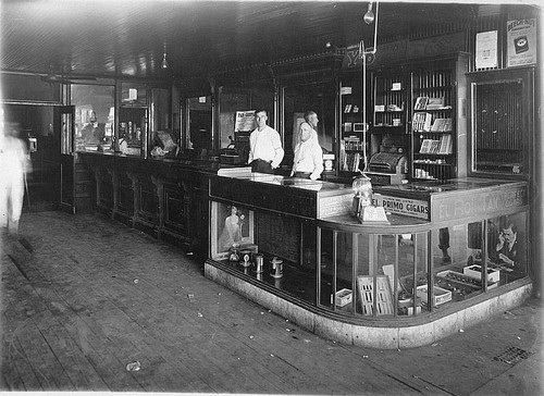 Cigar Store, Visalia, Calif., Early 1900s