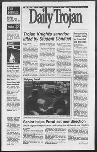 Daily Trojan, Vol. 119, No. 65, April 26, 1993