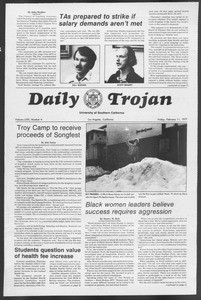 Daily Trojan, Vol. 71, No. 4, February 11, 1977