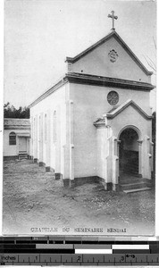 Exterior view of a chapel, Sendai, Japan, October 25, 1912