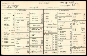 WPA household census for 853 W 82ND ST, Los Angeles County