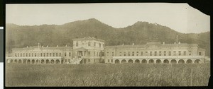 Exterior view of the Veterans Hospital in Yountville, ca.1900