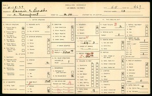 WPA household census for 210 N RAMPART, Los Angeles