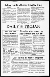 Daily Trojan, Vol. 60, No. 102, April 10, 1969