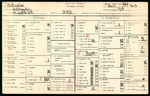 WPA household census for 355 WEST 64TH STREET, Los Angeles County