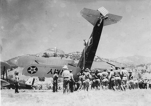 Military Plane Crash, Three Rivers, Calif., 1935