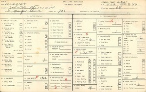 WPA household census for 701 GAGE AVE, Los Angeles County