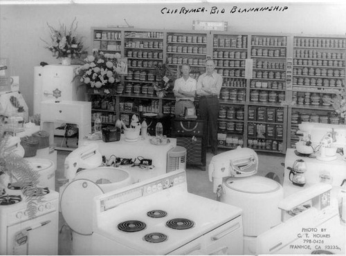 Ivanhoe Appliance Store, Ivanhoe, Calif., ca 1948
