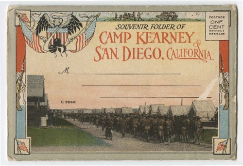 Souvenir folder of Camp Kearney, San Diego, California