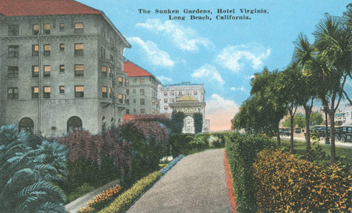 The Sunken Gardens, Hotel Virginia, Long Beach, California